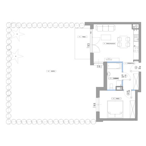 Plan 2 pok. 44m²