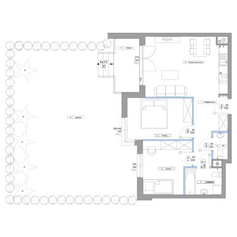 Plan 3 pok. 60m²