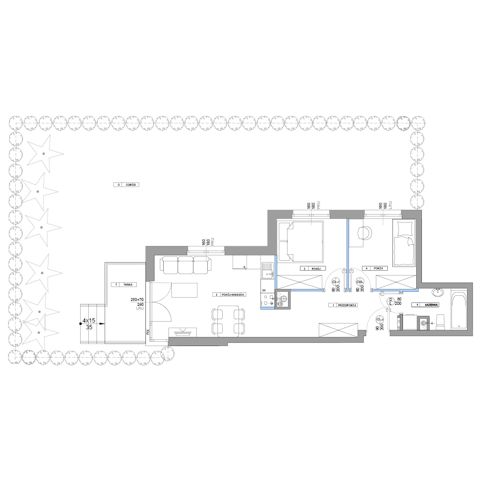 Plan 3 pok. 49m²