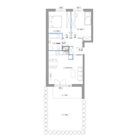 Plan 3 pok. 60m²