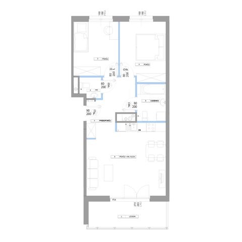Plan 3 pok. 63m²