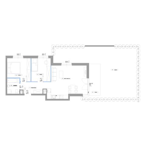 Plan 3 pok. 61m²