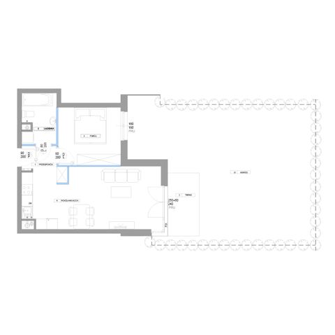 Plan 2 pok. 44m²