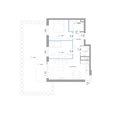 Plan 3 pok. 58m²