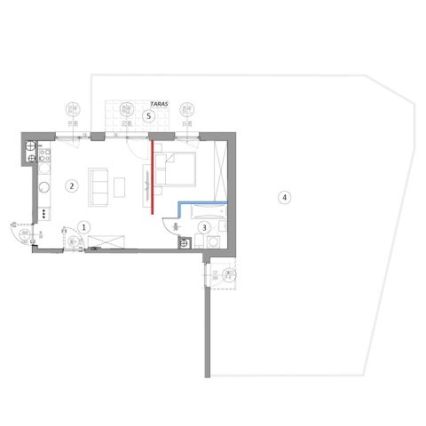 Plan 2 pok. 44m²