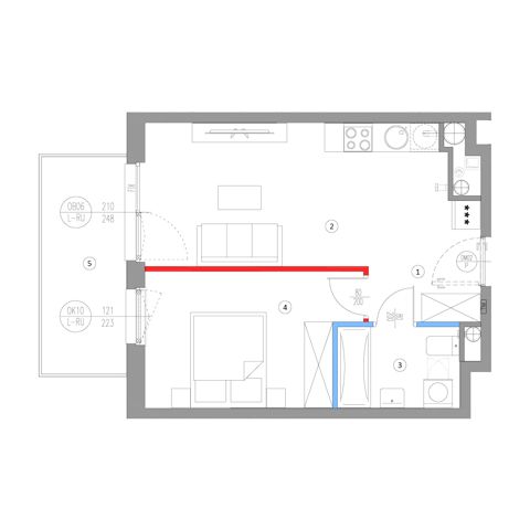 Plan 2 pok. 39m²
