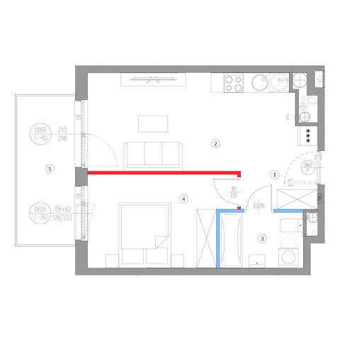 Plan 2 pok. 39m²