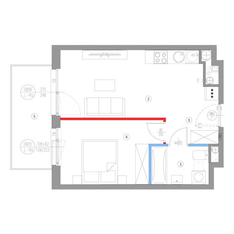 Plan 2 pok. 39m²