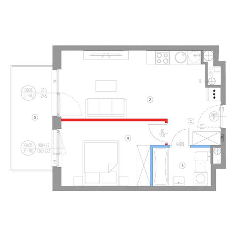 Plan 2 pok. 39m²
