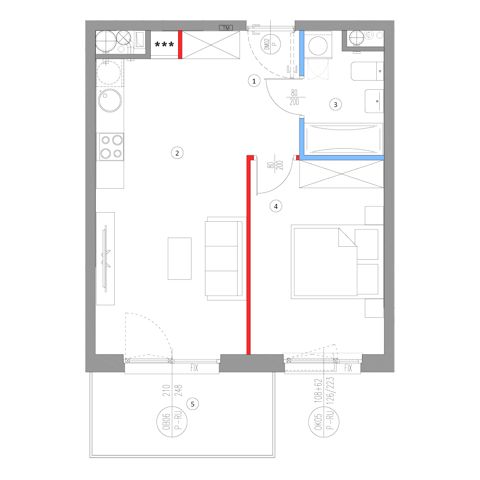 Plan 2 pok. 41m²