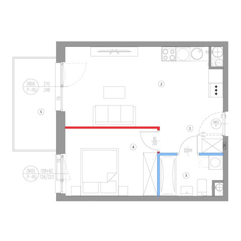 Plan 2 pok. 41m²