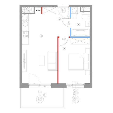 Plan 2 pok. 41m²