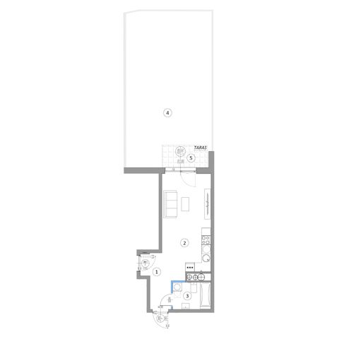 Plan 1 pok. 31m²