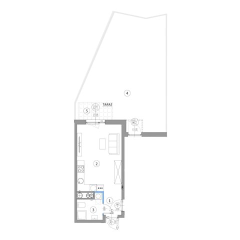 Plan 1 pok. 30m²