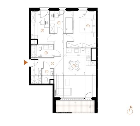 Plan 4 pok. 79m²