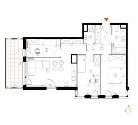 Plan 4 pok. 69m²