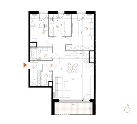 Plan 4 pok. 79m²