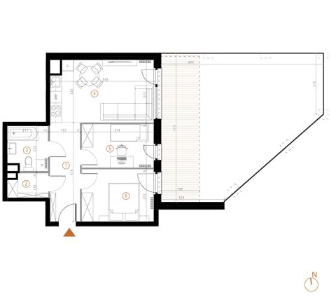 Plan 3 pok. 51m²