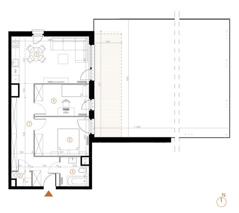 Plan 3 pok. 59m²