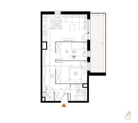 Plan 3 pok. 59m²