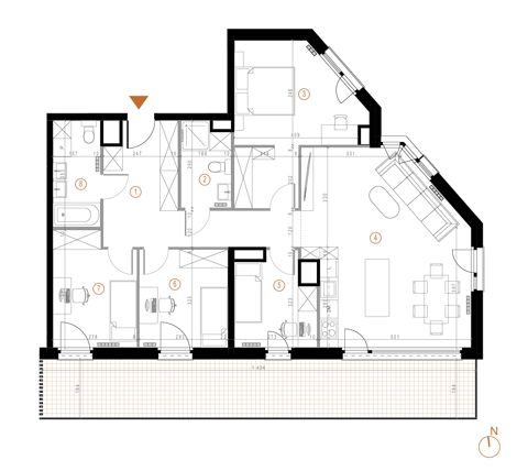 Plan 5 pok. 102m²