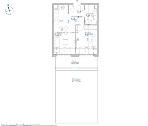 Plan 2 pok. 37m²