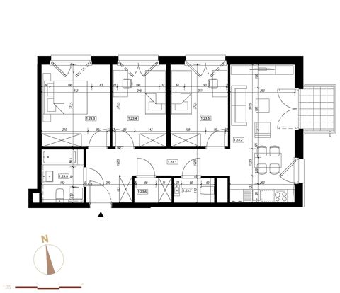 Plan 4 pok. 67m²