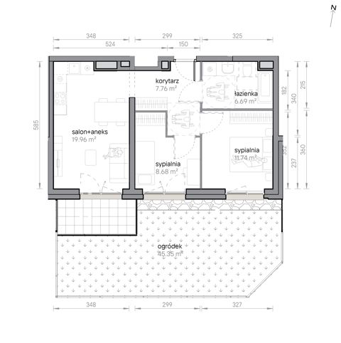 Plan 3 pok. 55m²