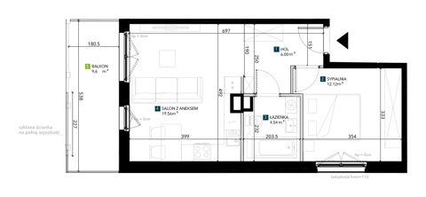Plan 2 pok. 42m²