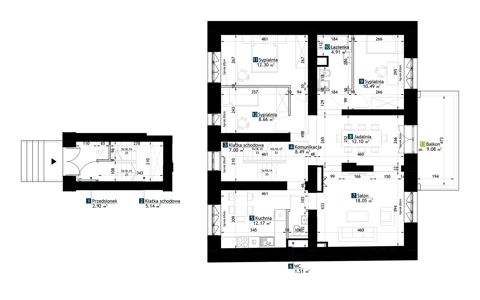 Plan 6 pok. 178m²