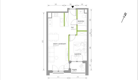Plan 2 pok. 47m²