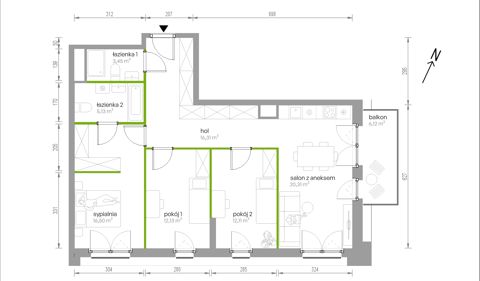 Plan 4 pok. 86m²