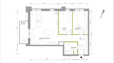 Plan 3 pok. 71m²