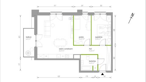 Plan 3 pok. 71m²