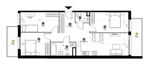Plan 4 pok. 80m²