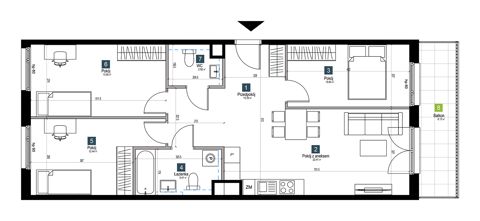 Plan 4 pok. 78m²