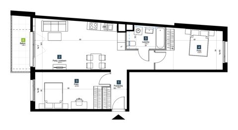 Plan 3 pok. 66m²