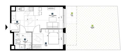 Plan 2 pok. 39m²