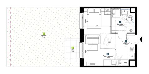 Plan 1 pok. 29m²