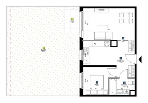 Plan 2 pok. 44m²