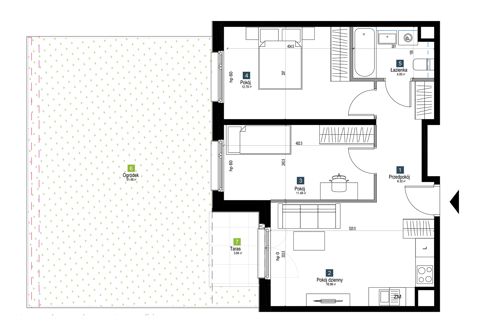 Plan 3 pok. 52m²
