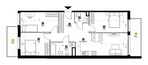 Plan 4 pok. 80m²