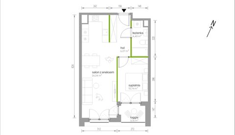 Plan 2 pok. 48m²