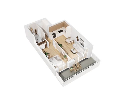 Plan 2 pok. 51m²