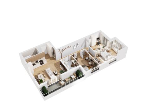 Plan 4 pok. 92m²