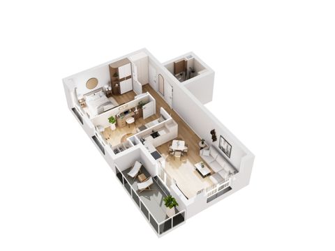 Plan 3 pok. 60m²