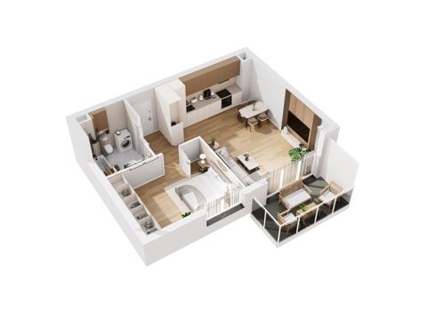 Plan 2 pok. 51m²