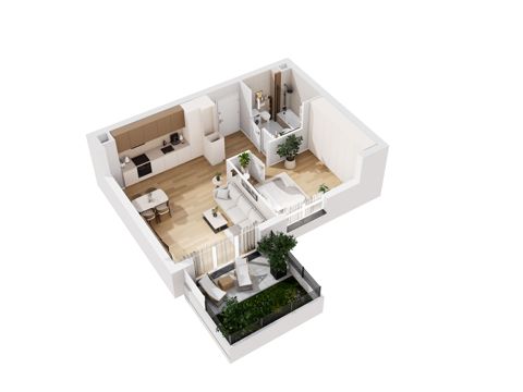 Plan 2 pok. 51m²