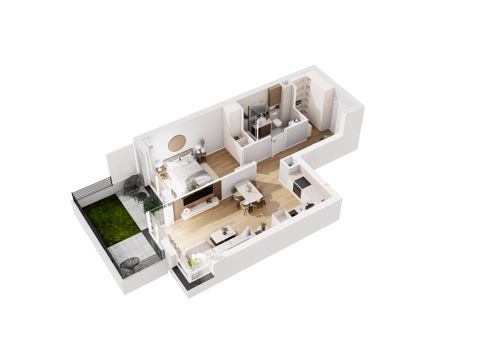 Plan 2 pok. 49m²