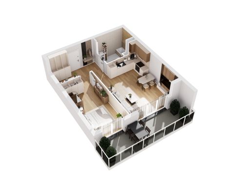 Plan 2 pok. 51m²